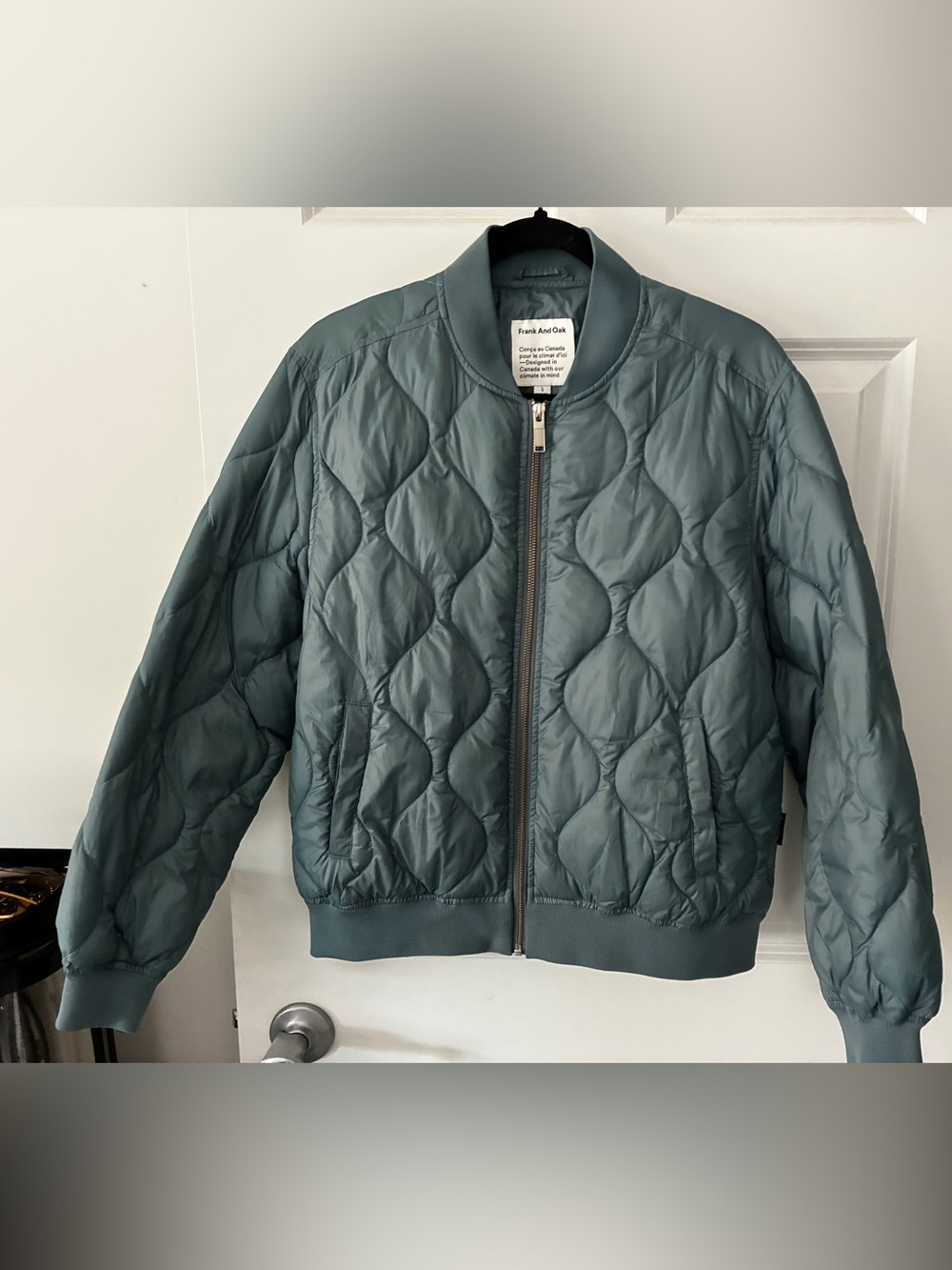Quilted Bomber Jacket - Picture 3 of 5